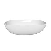 Lavabo vasca ovale da appoggio senza piletta Lineabeta Acquaio in ceramica lucida cm 50x38