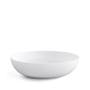 Lavabo ovale da appoggio senza piletta di scarico Lineabeta Acquaio in ceramica bianco opaco cm 49x34