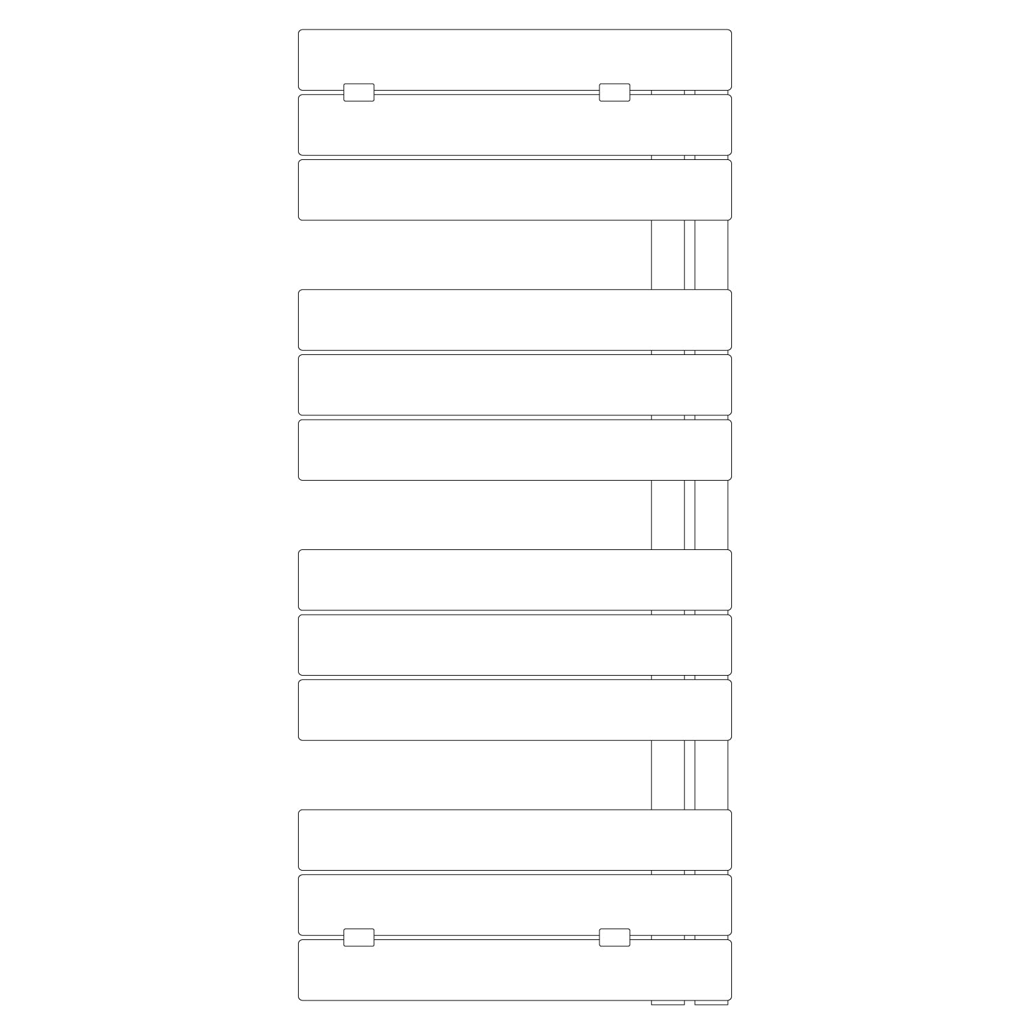 Termoarredo idraulico modello Alba di Lazzarini 1130x500 - Antracite by CeramicStore | Lo specialista del tuo bagno