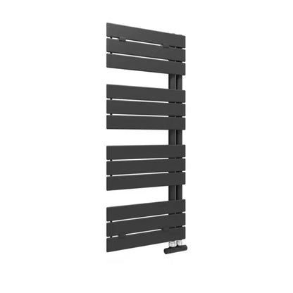 Termoarredo idraulico modello Alba di Lazzarini 1130x500 - Antracite by CeramicStore | Lo specialista del tuo bagno
