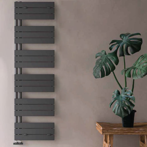 Termoarredo idraulico modello Alba di Lazzarini 1730x500 - Antracite by CeramicStore | Lo specialista del tuo bagno