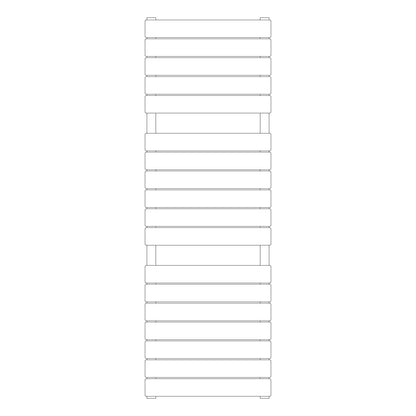 Termoarredo idraulico modello Palermo di Lazzarini 1512x500 - Bianco by CeramicStore | Lo specialista del tuo bagno