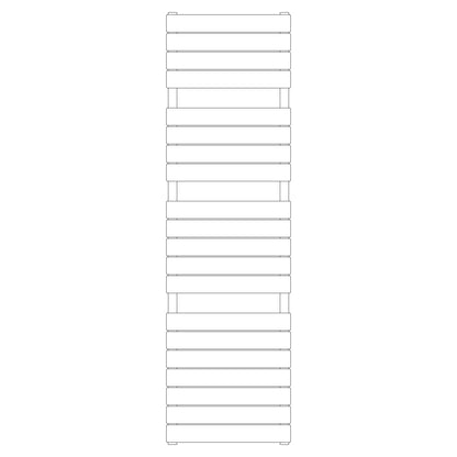 Termoarredo idraulico modello Palermo di Lazzarini 1738x500 - Bianco by CeramicStore | Lo specialista del tuo bagno