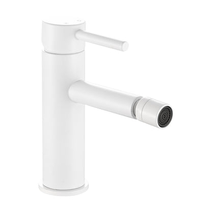 Composizione di miscelatori per lavabo alto, bidet e doccia 2 vie Moon in ottone bianco opaco by CeramicStore | Lo specialista del tuo bagno