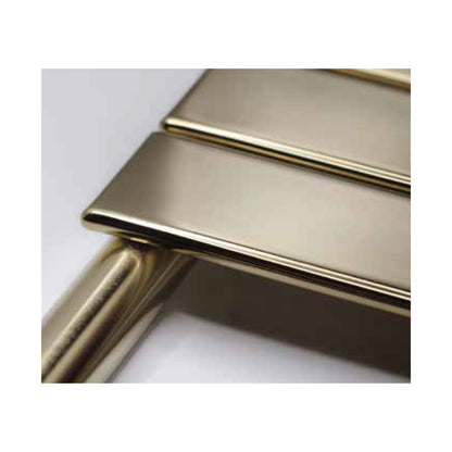 Termoarredo idraulico modello Egadi di Lazzarini 1213x500 mm B-Brass by CeramicStore | Lo specialista del tuo bagno
