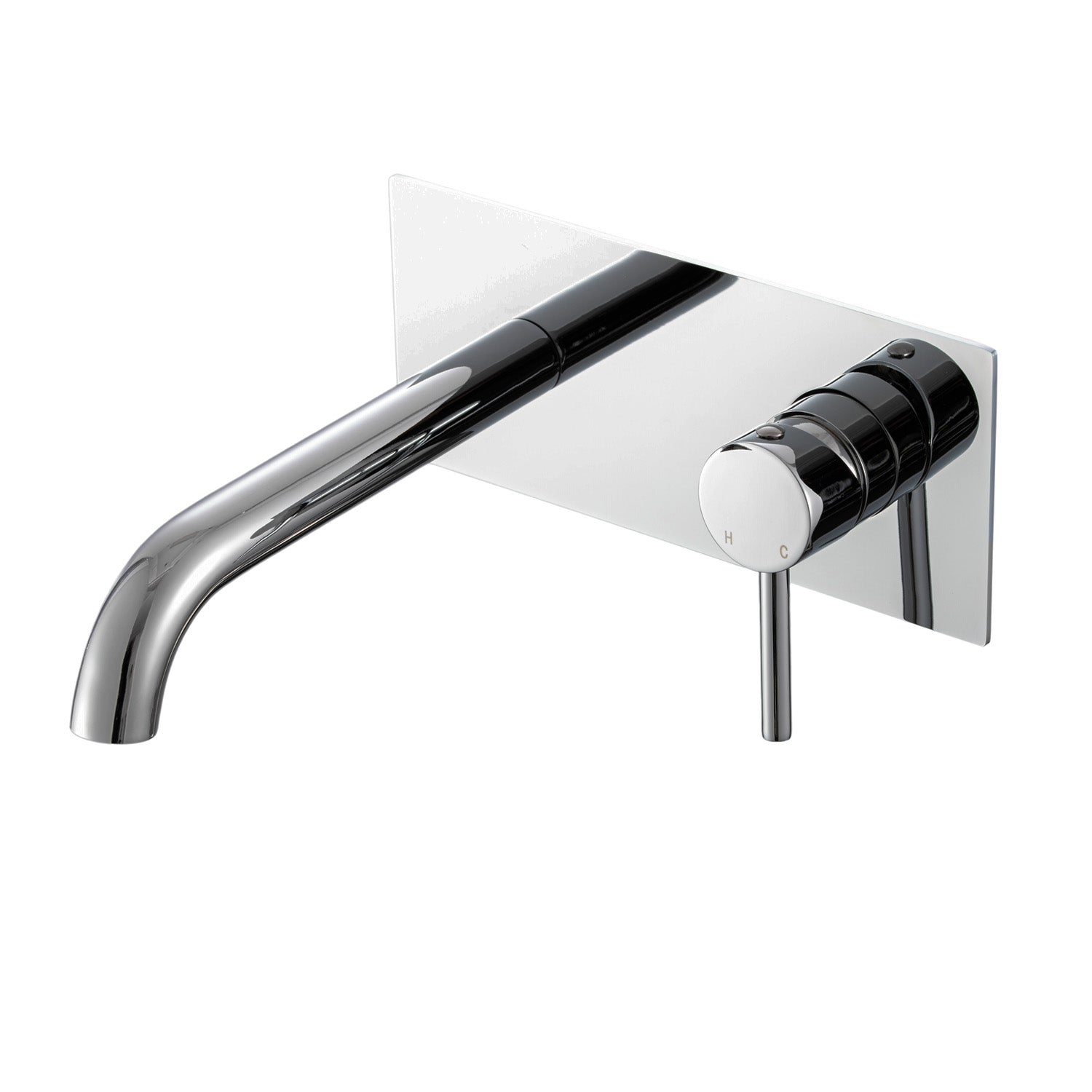 Coppia di miscelatori per lavabo incasso easy box e bidet serie Moon in ottone cromato by CeramicStore | Lo specialista del tuo bagno