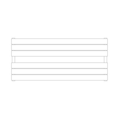 Termoarredo idraulico modello Genova di Lazzarini 534x1200 - Bianco by CeramicStore | Lo specialista del tuo bagno