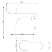 Set miscelatori lavabo, bidet e doccia con deviatore serie Paco color nero opaco by CeramicStore | Lo specialista del tuo bagno