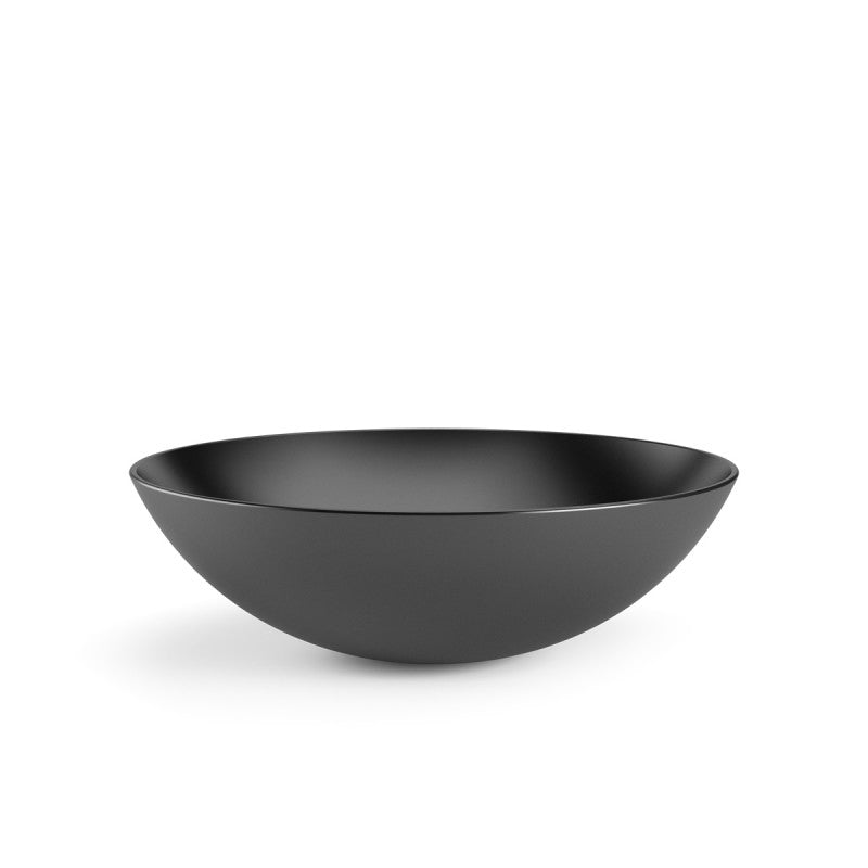 Lavabo vasca tonda da appoggio Lineabeta Acquaio in ceramica opaca senza piletta diametro cm 29