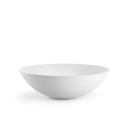 Lavabo vasca tonda da appoggio Lineabeta Acquaio in ceramica bianco opaco senza piletta diametro cm 43