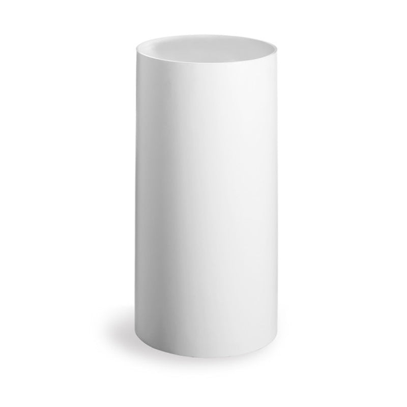 Lavabo in Mattstone modello centro stanza senza foro rubinetto con piletta a scarico libero e sifone a pavimento. Lineabeta serie Momon by CeramicStore | Lo specialista del tuo bagno