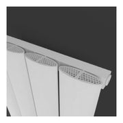 Radiatore alluminio idraulico a 3 elementi di forma ovoidale cm 28x180 interasse cm 28 modello Kony - Bianco by CeramicStore | Lo specialista del tuo bagno