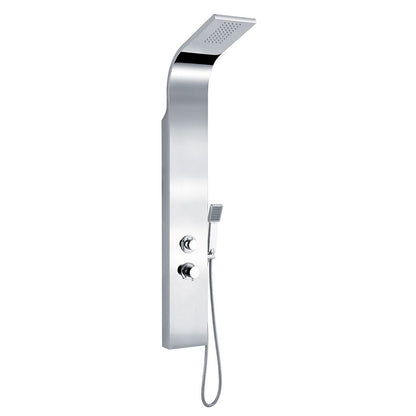 Colonna doccia in acciaio multifunzione anticalcare e miscelatore 2 vie by CeramicStore | Lo specialista del tuo bagno