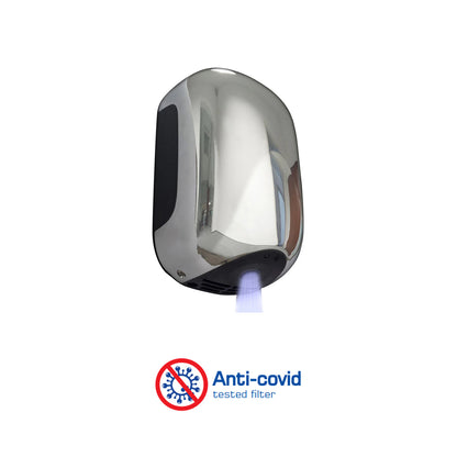 Vama Asciugamani Elettrico Smart Jet Mini - 900W Cromato by CeramicStore | Lo specialista del tuo bagno