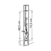 Colonna in acciaio multifunzione anticalcare con miscelatore e display temperatura by CeramicStore | Lo specialista del tuo bagno