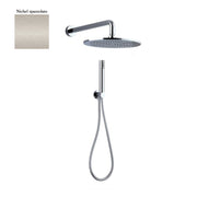 Set doccia composto da soffione Vienna, doccia e flessibile nichel by CeramicStore | Lo specialista del tuo bagno