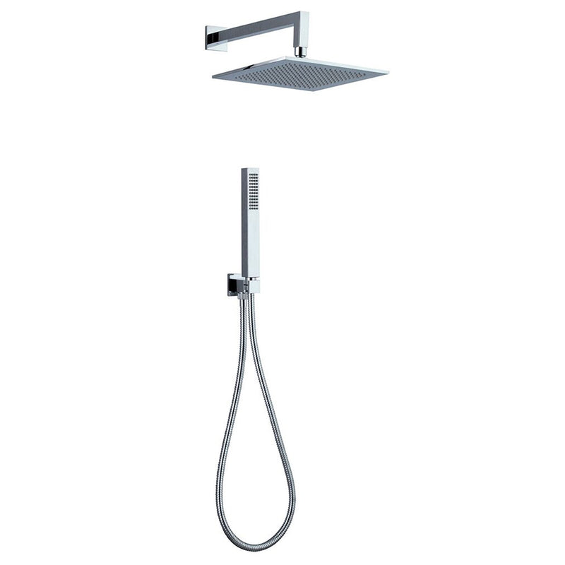 Set doccia composto da soffione Derby, doccia e flessibile cromo by CeramicStore | Lo specialista del tuo bagno