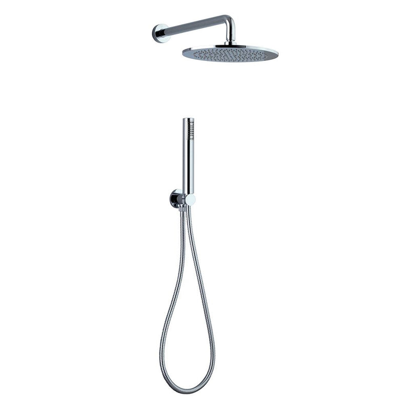 Set doccia composto da soffione Chelsea, doccia e flessibile cromo by CeramicStore | Lo specialista del tuo bagno