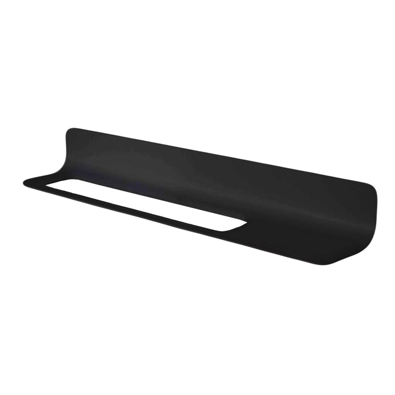 Mensola porta asciugamani e accessori bagno cm 80 collezione Curvà di Lineabeta - Goffrato Nero by CeramicStore | Lo specialista del tuo bagno