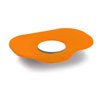 Porta sapone in silicone di Lineabeta collezione Saon - Arancione by CeramicStore | Lo specialista del tuo bagno