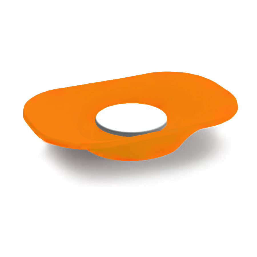 Porta sapone in silicone di Lineabeta collezione Saon - Arancione by CeramicStore | Lo specialista del tuo bagno
