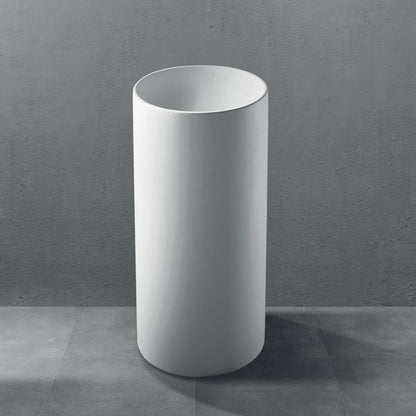 Lavandino da terra 'TheTube Basin' in solid surface à˜ 42,5x91h cm by Cipi by CeramicStore | Lo specialista del tuo bagno