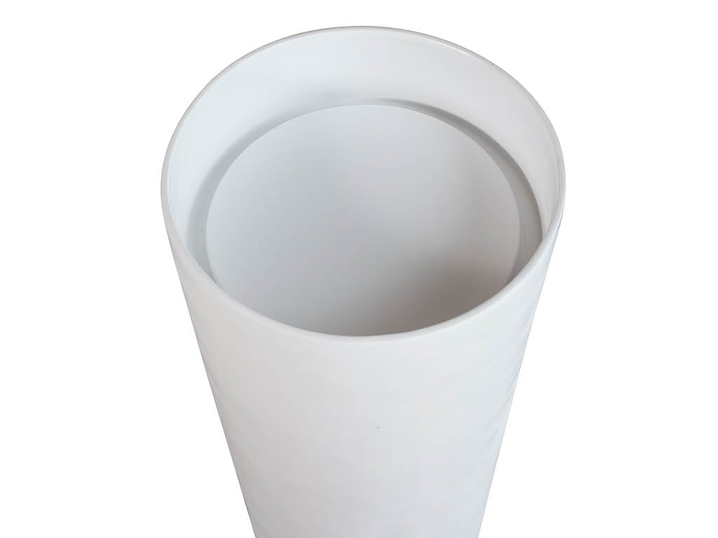 Lavandino da terra 'Cilindro Basin' in resina à˜ 40x90h cm by Cipi - colore bianco by CeramicStore | Lo specialista del tuo bagno