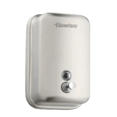 Dispenser di sapone liquido a parete in acciaio lt 1 00 h. 202 mm