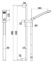 Set saliscendi Level con portasapone, miscelatore incasso e con presa acqua a muro di Rubinetteria Paffoni by CeramicStore | Lo specialista del tuo bagno