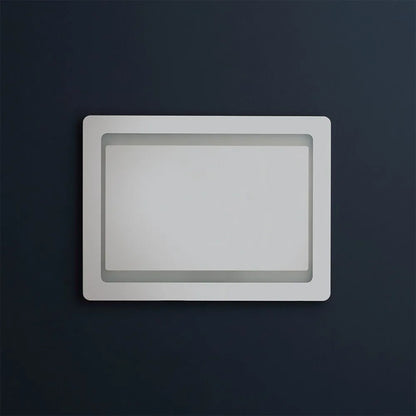 Specchiera rettangolare 80x60 cm Cubi&Co reversibile con LED integrato by CeramicStore | Lo specialista del tuo bagno