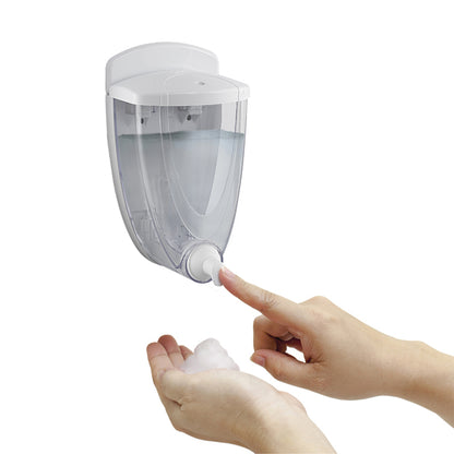 Distributore sapone a parete Gedy modello Torpedo da 300 ml - Bianco by CeramicStore | Lo specialista del tuo bagno