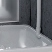 Spandiacqua in pvc bianco ideale per vaso alla turca con codice 150-600