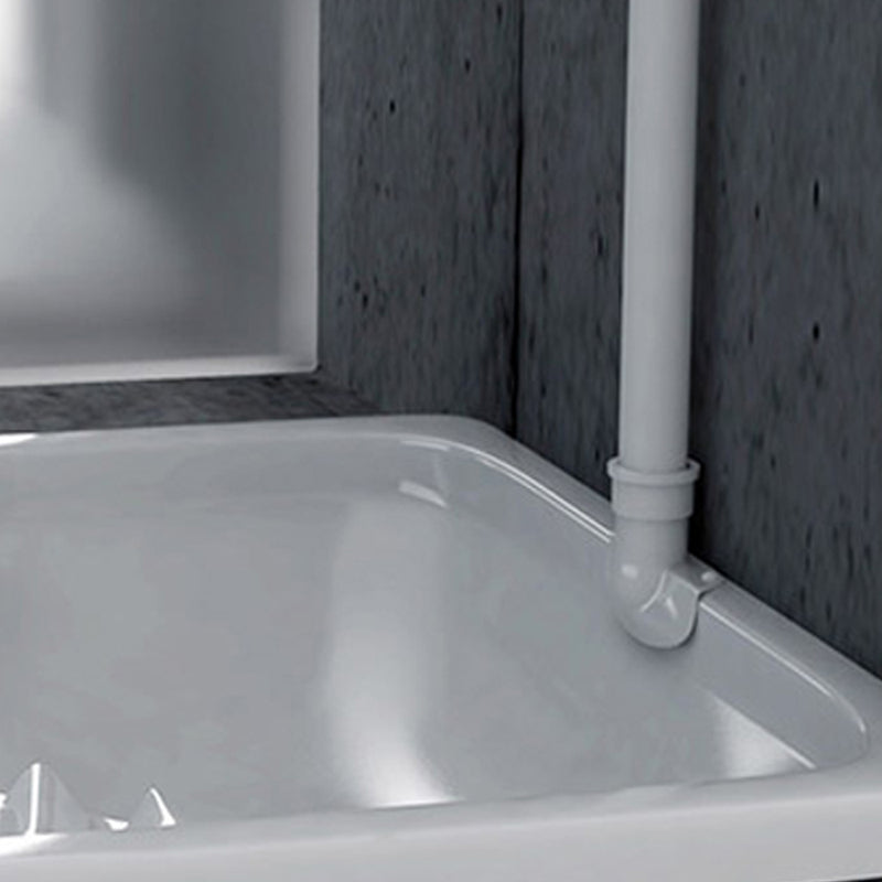 Spandiacqua in pvc bianco ideale per vaso alla turca con codice 150-600