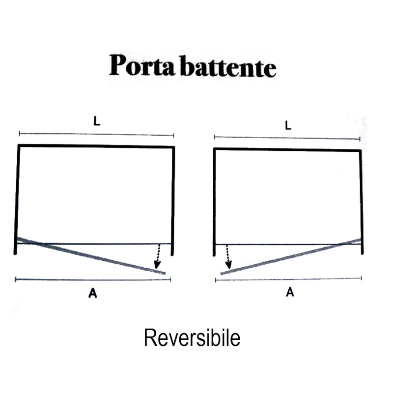 Box Doccia cm 70x70 con porta apertura battente e parete fissa in cristallo trasparente 6 mm by CeramicStore | Lo specialista del tuo bagno