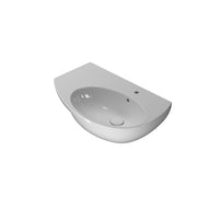 Lavabo Sospeso con piano d'appoggio laterale 70x45 cm Ceramica Globo Mode - vasca a destra by CeramicStore | Lo specialista del tuo bagno