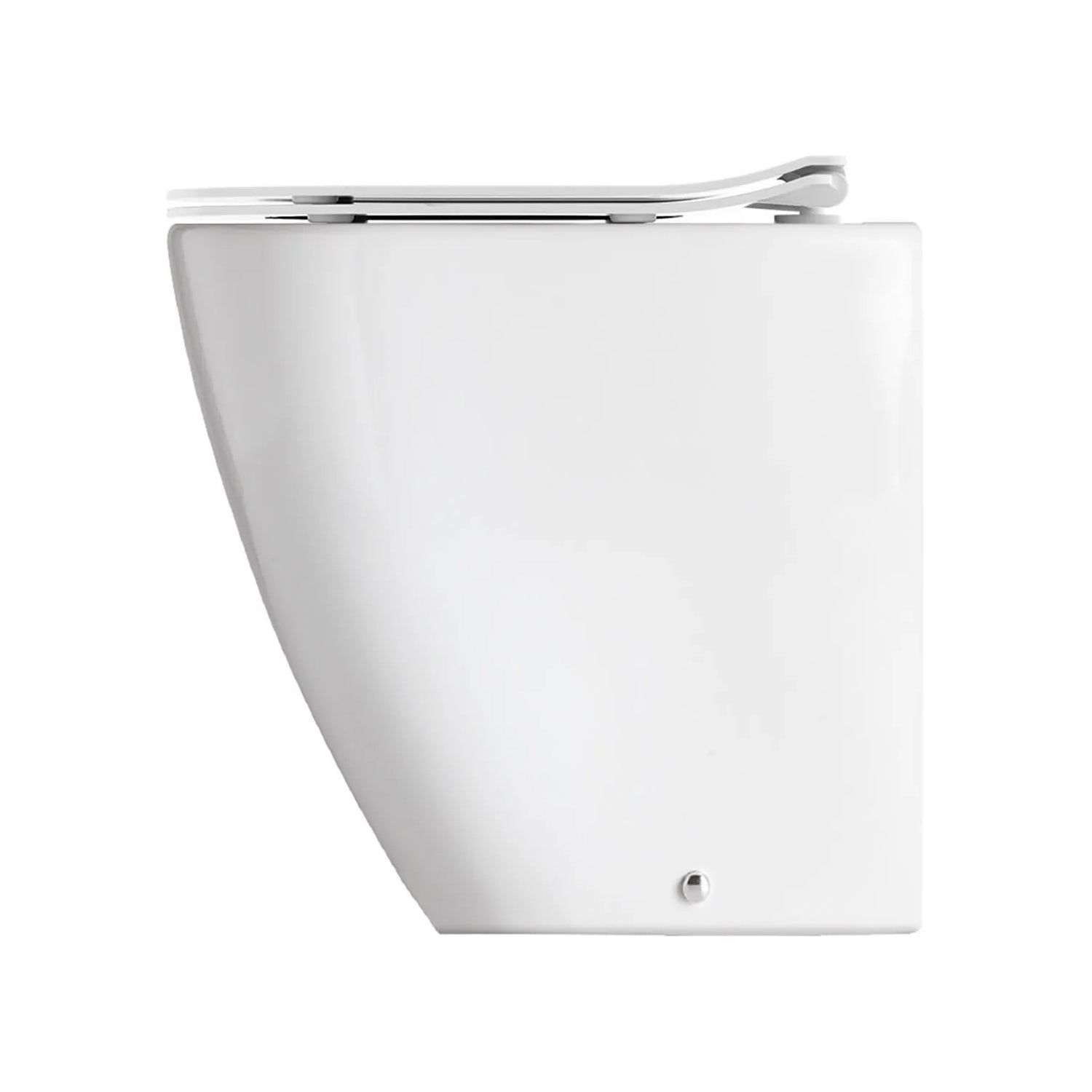 Vaso filoparete con scarico traslato h 50 cm modello Cover XL Ceramica Althea - sedile softclose