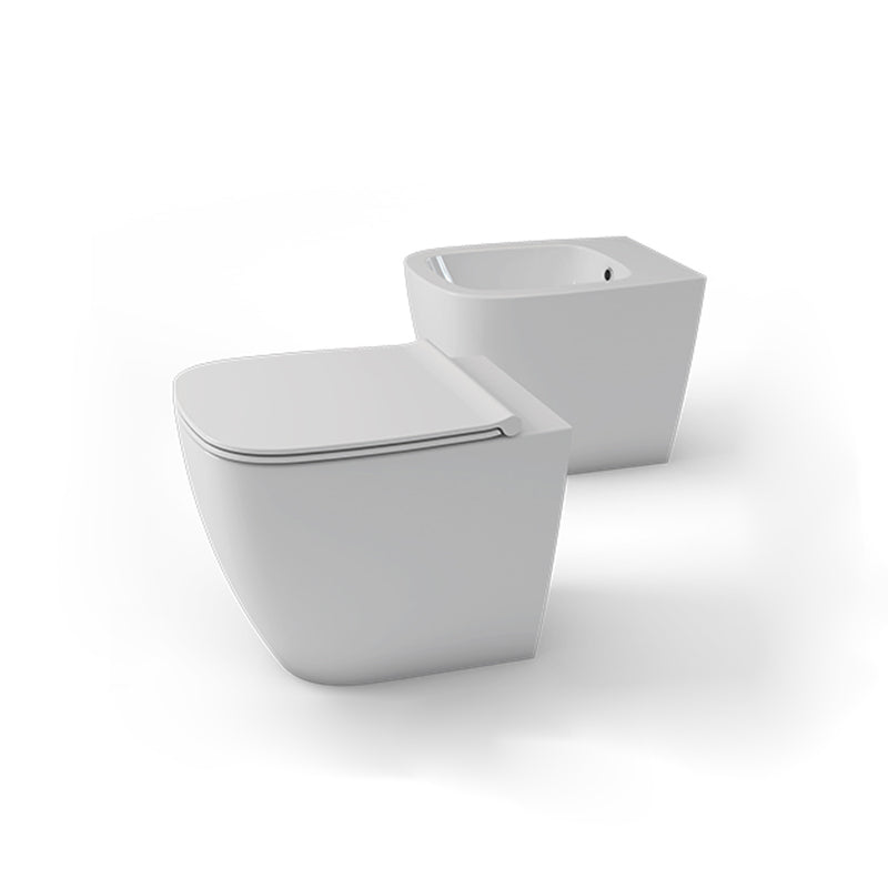Vaso filoparete con scarico Multi senza brida 50x36 cm modello Genesis Ceramica Globo - sedile soft close
