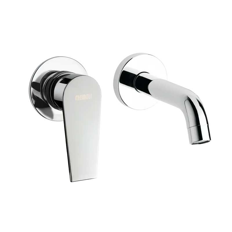 Set di rubinetti da bagno Lavabo Incasso e Bidet con scarico, Doccia Incasso con Deviatore finitura cromata collezione LOGOS+ di Mamoli Rubinetterie by CeramicStore | Lo specialista del tuo bagno