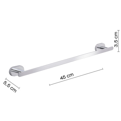 Portasalviette a parete Gedy Bernina cm 45 in acciaio inox cromato by CeramicStore | Lo specialista del tuo bagno