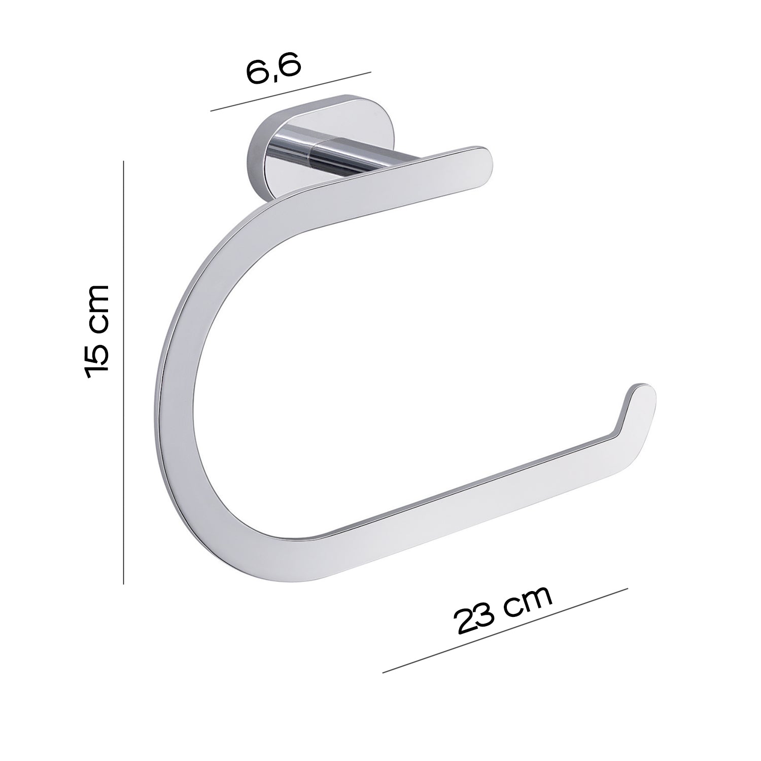 Portasalviette ad anello Gedy Bernina in acciaio inox cromato by CeramicStore | Lo specialista del tuo bagno