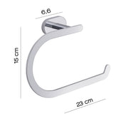 Portasalviette ad anello Gedy Bernina in acciaio inox cromato by CeramicStore | Lo specialista del tuo bagno
