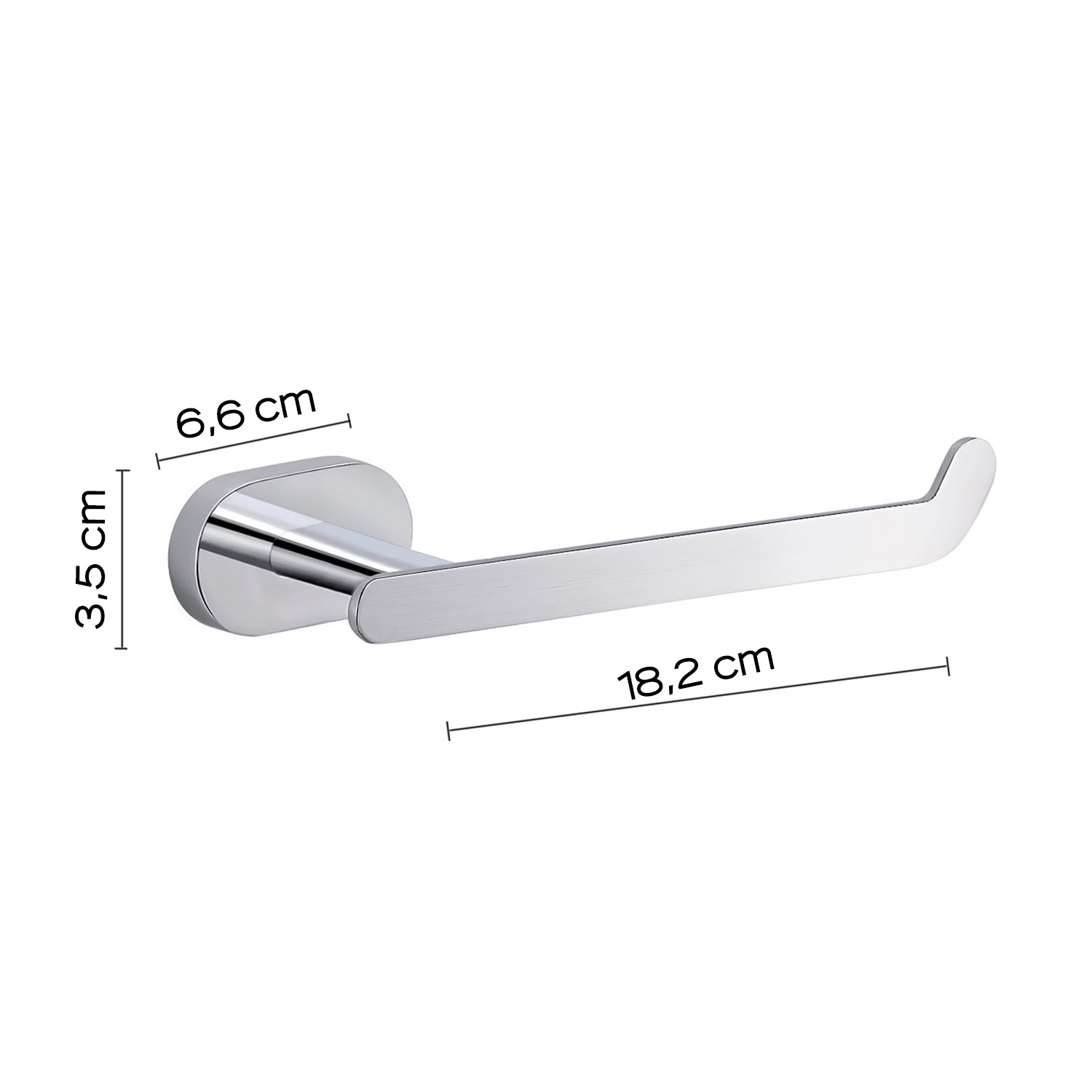 Portarotolo a parete Gedy Bernina in acciaio inox cromo