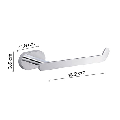 Portarotolo a parete Gedy Bernina in acciaio inox cromo