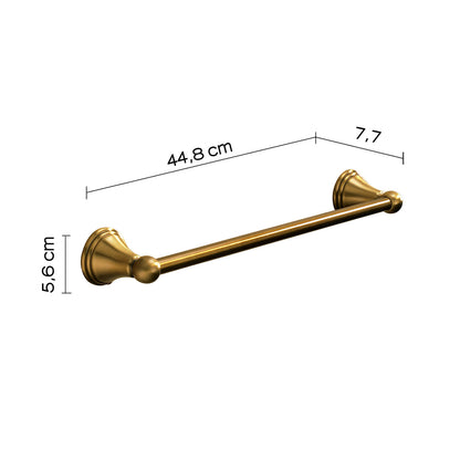 Portasalviette 45 cm a parete di Gedy serie Romance - Bronzo by CeramicStore | Lo specialista del tuo bagno