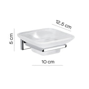 Portasapone in acciaio inox AISI 304 Colorado di Gedy - Cromato by CeramicStore | Lo specialista del tuo bagno