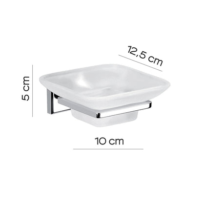Portasapone in acciaio inox AISI 304 Colorado di Gedy - Cromato by CeramicStore | Lo specialista del tuo bagno