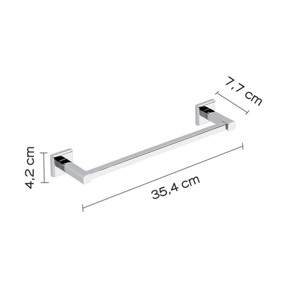 Portasalviette 35 cm in acciaio inox AISI 304 Colorado di Gedy - Cromato by CeramicStore | Lo specialista del tuo bagno