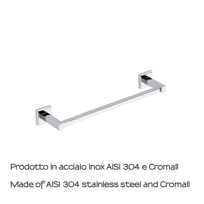 Portasalviette 35 cm in acciaio inox AISI 304 Colorado di Gedy - Cromato by CeramicStore | Lo specialista del tuo bagno