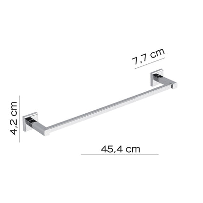 Portasalviette 45 cm in acciaio inox AISI 304 Colorado di Gedy - Cromato by CeramicStore | Lo specialista del tuo bagno