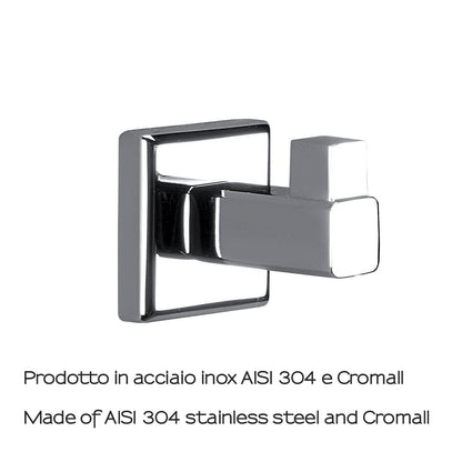 Appendiabiti in acciaio inox AISI 304 Colorado di Gedy - Cromato by CeramicStore | Lo specialista del tuo bagno